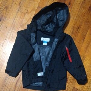 Columbia Black Hooded Jacket